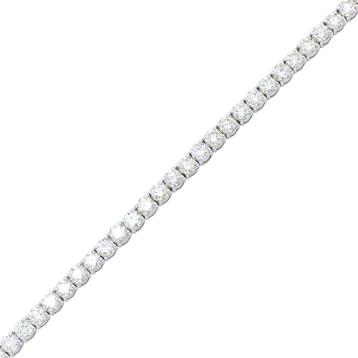 T0512115W - 15CT Platinum Tennis Bracelet