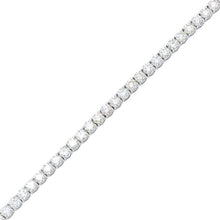 T0512112W - 12CT 18K White Gold Tennis Bracelet