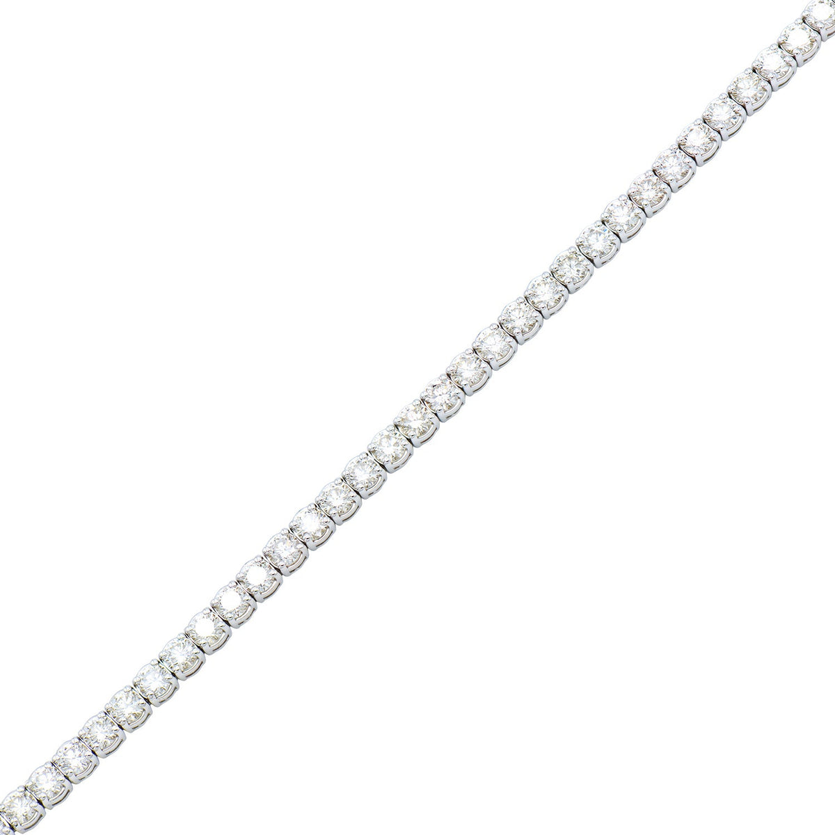 T051218Y - 8CT 18K Yellow Gold Tennis Bracelet