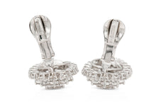 Vintage 1960s David Webb 12.00 Carat Diamond Earrings